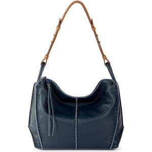 image:imageThe Sak Los Feliz Hobo Purse  Premium Large Leather Womens Handbag for Everyday amp Travel  Durable Purse With Zipper PocketIndigo