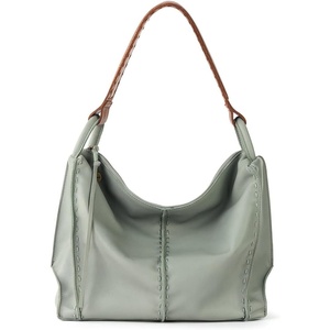 image:imageThe Sak Los Feliz Hobo Purse  Premium Large Leather Womens Handbag for Everyday amp Travel  Durable Purse With Zipper PocketMeadow