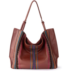 image:imageThe Sak Los Feliz Large Tote Bag  Womens Purse For Everyday Travel Beach Bag  Roomy Handbag With Shoulder Bag StrapCinnamon Multi Seminyak