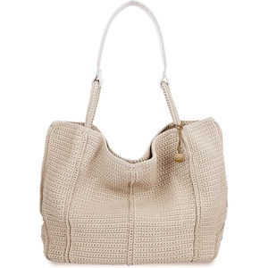 image:imageThe Sak Los Feliz Large Tote Bag  Womens Purse For Everyday Travel Beach Bag  Roomy Handbag With Shoulder Bag StrapEcru