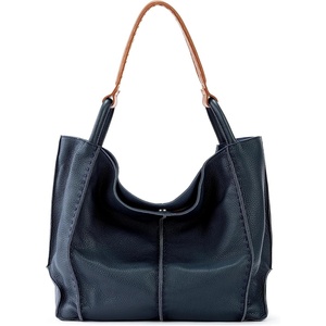 image:imageThe Sak Los Feliz Large Tote Bag  Womens Purse For Everyday Travel Beach Bag  Roomy Handbag With Shoulder Bag StrapIndigo