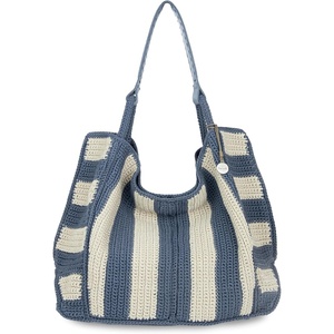 image:imageThe Sak Los Feliz Large Tote Bag  Womens Purse For Everyday Travel Beach Bag  Roomy Handbag With Shoulder Bag StrapMaritime Stripe