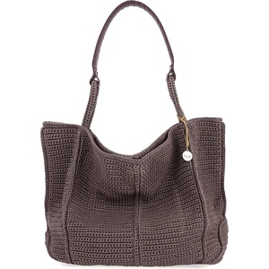 image:imageThe Sak Los Feliz Large Tote Bag  Womens Purse For Everyday Travel Beach Bag  Roomy Handbag With Shoulder Bag StrapMushroom