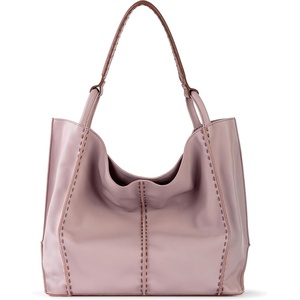 image:imageThe Sak Los Feliz Large Tote Bag  Womens Purse For Everyday Travel Beach Bag  Roomy Handbag With Shoulder Bag StrapRosewood