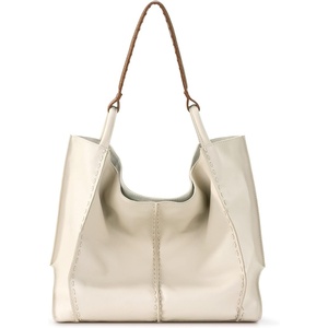 image:imageThe Sak Los Feliz Large Tote Bag  Womens Purse For Everyday Travel Beach Bag  Roomy Handbag With Shoulder Bag StrapStone