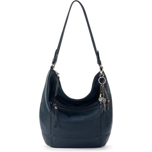 image:imageThe Sak Sequoia Hobo Bag  Premium Large Leather Womens Handbag for Everyday amp Travel  Durable Purse With Zipper PocketIndigo
