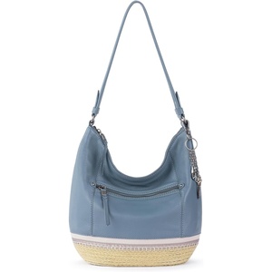 image:imageThe Sak Sequoia Hobo Bag  Premium Large Leather Womens Handbag for Everyday amp Travel  Durable Purse With Zipper PocketMaritime Espadrille
