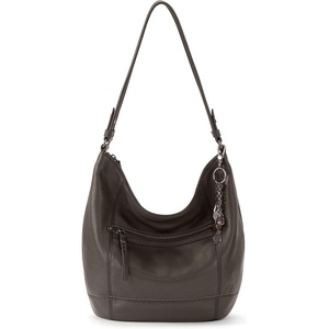image:imageThe Sak Sequoia Hobo Bag  Premium Large Leather Womens Handbag for Everyday amp Travel  Durable Purse With Zipper PocketSlate