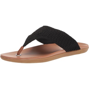 image:imageThe Sak Shana Thong Sandal in Crochet Slip On EntryBlack