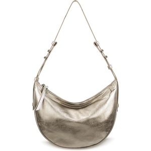 image:imageThe Sak Tess Crescent Shoulder Bag  Premium Womens Handbag for Everyday amp Travel  Adjustable Strap with Zipper ClosurePyrite