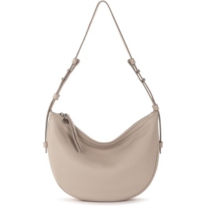 image:imageThe Sak Tess Crescent Shoulder Bag  Premium Womens Handbag for Everyday amp Travel  Adjustable Strap with Zipper ClosureSand