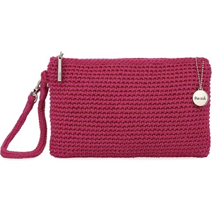 image:imageThe Sak Vita Small Crochet Wristlet PursePinkberry