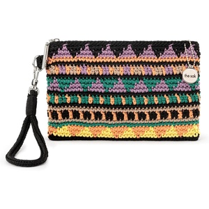 image:imageThe Sak Vita Small Crochet Wristlet PurseRio Stripe