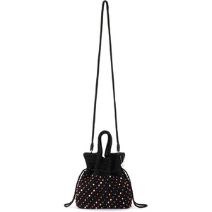 image:imageThe Sak Womens Glenna Drawstring Mini CrossbodyBlack Multi Beads