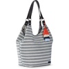 image:imageSakroots The Sak Roma Shopper Shoulder Bag Large Purse amp Tote Bag with Double Straps amp Zipper Pockets for Everyday amp TravelBlack  White Woven