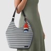 image:imageSakroots The Sak Roma Shopper Shoulder Bag Large Purse amp Tote Bag with Double Straps amp Zipper Pockets for Everyday amp TravelBlack  White Woven