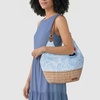 image:imageSakroots The Sak Roma Shopper Shoulder Bag Large Purse amp Tote Bag with Double Straps amp Zipper Pockets for Everyday amp TravelBlue Aura Seashore