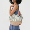 image:imageSakroots The Sak Roma Shopper Shoulder Bag Large Purse amp Tote Bag with Double Straps amp Zipper Pockets for Everyday amp TravelNatural Leaf