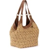 image:imageSakroots The Sak Roma Shopper Shoulder Bag Large Purse amp Tote Bag with Double Straps amp Zipper Pockets for Everyday amp TravelNatural Primerose
