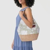 image:imageSakroots The Sak Roma Shopper Shoulder Bag Large Purse amp Tote Bag with Double Straps amp Zipper Pockets for Everyday amp TravelNatural Wild Fleur