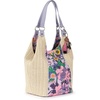 image:imageSakroots The Sak Roma Shopper Shoulder Bag Large Purse amp Tote Bag with Double Straps amp Zipper Pockets for Everyday amp TravelOrchid Flower Power