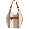 image:imageSakroots The Sak Roma Shopper Shoulder Bag Large Purse amp Tote Bag with Double Straps amp Zipper Pockets for Everyday amp TravelTobacco Batik
