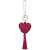 image:imageThe Sak Back to Bali Heart Dangle in HandCrochet Decorative Keychain Pinkberry