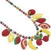 image:imageThe Sak Clara Charm Necklace in Crochet Adjustable Statement Necklace Fruits