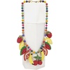 image:imageThe Sak Clara Charm Necklace in Crochet Adjustable Statement Necklace Fruits