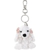image:imageThe Sak Dog Dangle Keychain in Crochet Chain Closure White Poodle