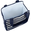 image:imageThe Sak Ellen Insulated Tote in Crochet Double Handle Straps Denim Stripe