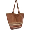 image:imageThe Sak Faye Tote Bag  Hand Crochet Womens Purse For Everyday amp Travel  Handbag With Zipper Pocket amp Shoulder StrapsTobacco Seminyak