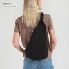 image:imageThe Sak Geo Sling Backpack  Leather Womens Fashion Backpack for Everyday amp Travel  Sling Crossbody With Zipper amp PocketsBamboo