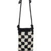 image:imageThe Sak Josie Mini Crossbody in Crochet with Adjustable StrapBlack Check