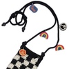 image:imageThe Sak Josie Mini Crossbody in Crochet with Adjustable StrapBlack Check