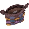 image:imageThe Sak Josie Mini Crossbody in Crochet with Adjustable StrapBrown Check