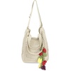 image:imageThe Sak Lanie Market Tote Purse  Hand Crochet Womens Handbag for Everyday amp Travel  Large Tote With Shoulder Bag StrapsBamboo