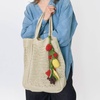 image:imageThe Sak Lanie Market Tote Purse  Hand Crochet Womens Handbag for Everyday amp Travel  Large Tote With Shoulder Bag StrapsBamboo