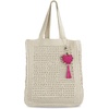 image:imageThe Sak Lanie Market Tote Purse  Hand Crochet Womens Handbag for Everyday amp Travel  Large Tote With Shoulder Bag StrapsBamboo