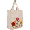 image:imageThe Sak Lanie Market Tote Purse  Hand Crochet Womens Handbag for Everyday amp Travel  Large Tote With Shoulder Bag StrapsNatural Strawberries