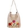 image:imageThe Sak Lanie Market Tote Purse  Hand Crochet Womens Handbag for Everyday amp Travel  Large Tote With Shoulder Bag StrapsNatural Strawberries