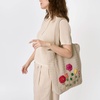 image:imageThe Sak Lanie Market Tote Purse  Hand Crochet Womens Handbag for Everyday amp Travel  Large Tote With Shoulder Bag StrapsNatural Strawberries
