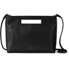 image:imageThe Sak Linden Convertible Crossbody Bag in Crochet Adjustable Multi Use StrapBlack Vachetta