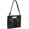image:imageThe Sak Linden Convertible Crossbody Bag in Crochet Adjustable Multi Use StrapBlack Vachetta