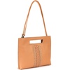 image:imageThe Sak Linden Convertible Crossbody Bag in Crochet Adjustable Multi Use StrapNatural Vachetta