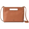 image:imageThe Sak Linden Convertible Crossbody Bag in Crochet Adjustable Multi Use StrapTobacco Vachetta