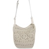 image:imageThe Sak Los Feliz Crossbody Purse  Womens Crochet Handbag For Everyday amp Travel  Cross Body With Adjustable Shoulder Strap  Natural Medallion