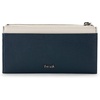 image:imageThe Sak Neva Large Card Wallet  Slim Leather Wallet for Women  Card Holder With 6 Credit Card Slots amp Zipper Closure  LargeIndigo Block