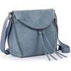 image:imageThe Sak Silverlake Crossbody Purse  Womens Casual Purse For Everyday amp Travel  Leather Bag with Adjustable Strap amp ZipperMaritime Wave Embossed