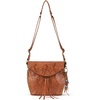 image:imageThe Sak Silverlake Crossbody Purse  Womens Casual Purse For Everyday amp Travel  Leather Bag with Adjustable Strap amp ZipperTobacco Floral Embossed